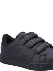 Boys Medway V Jnr Touch Fastening School Shoes - Little Kid - Black