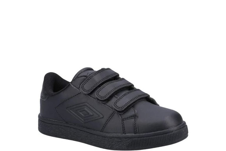 Boys Medway V Jnr Touch Fastening School Shoes - Little Kid - Black