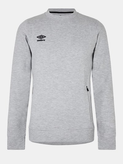 Umbro Boys Pro Fleece Sweatshirt - Grey Marl/Black product