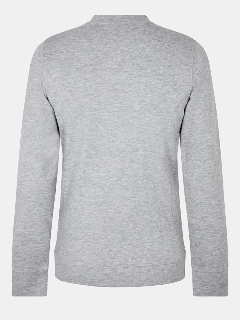 Boys Pro Fleece Sweatshirt - Grey Marl/Black
