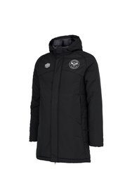 Brentford FC Mens 22/23 Padded Jacket - Black/Carbon