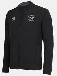 Brentford FC Mens 22/23 Presentation Jacket - Black/Carbon