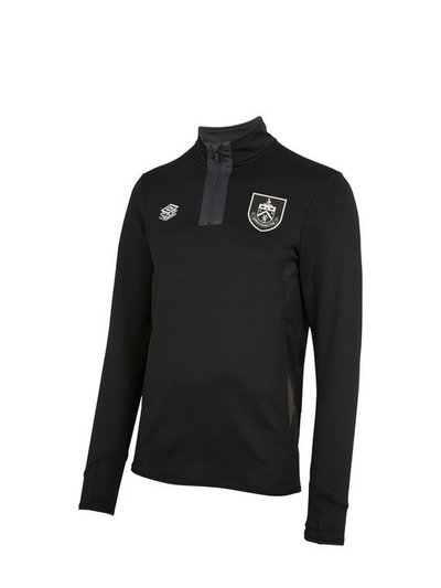 Umbro Burnley FC Mens 22/23 Quarter Zip Top - Black/Carbon product