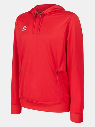 Umbro Childrens Club Essential Polyester Hoodie - Vermillion product