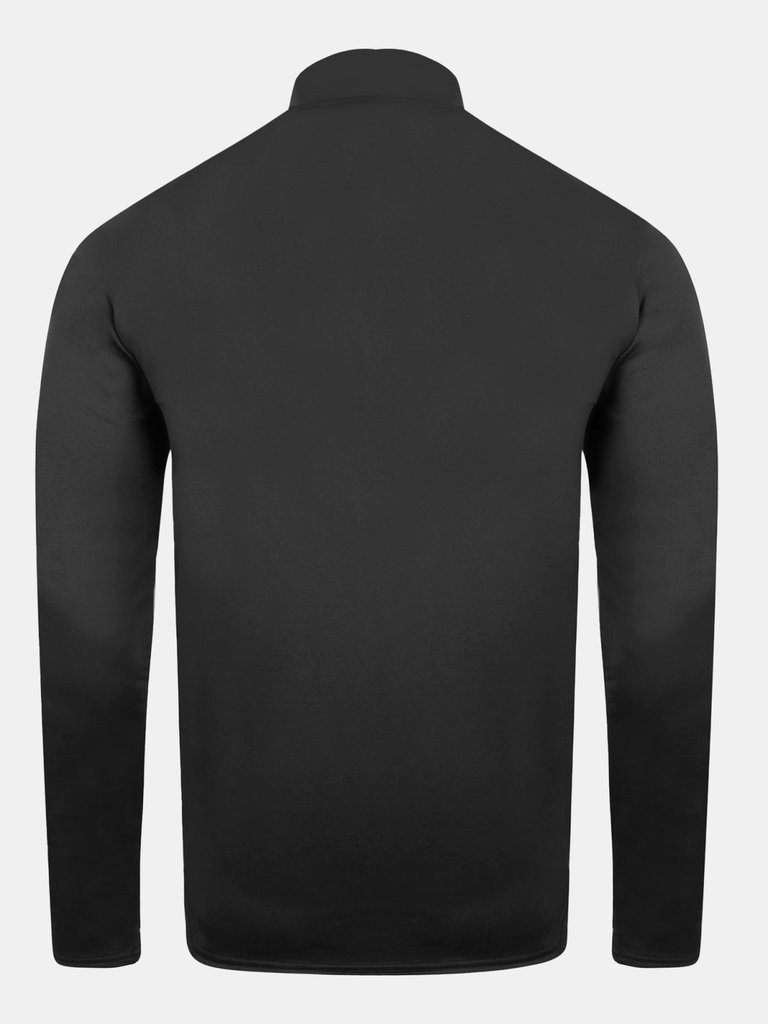 Childrens/Kids Club Essential Half Zip Sweatshirt - Black