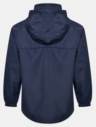 Childrens/Kids Club Essential Waterproof Jacket - Dark Navy