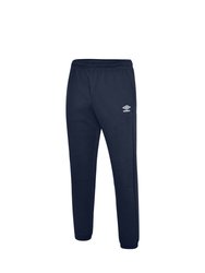 Childrens/Kids Club Leisure Sweatpants - Navy/White