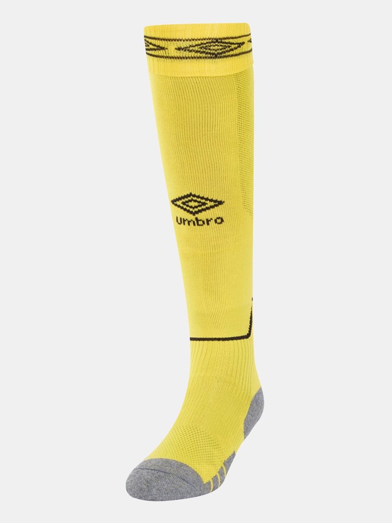Childrens/Kids Diamond Football Socks - Yellow/Black - Yellow/Black