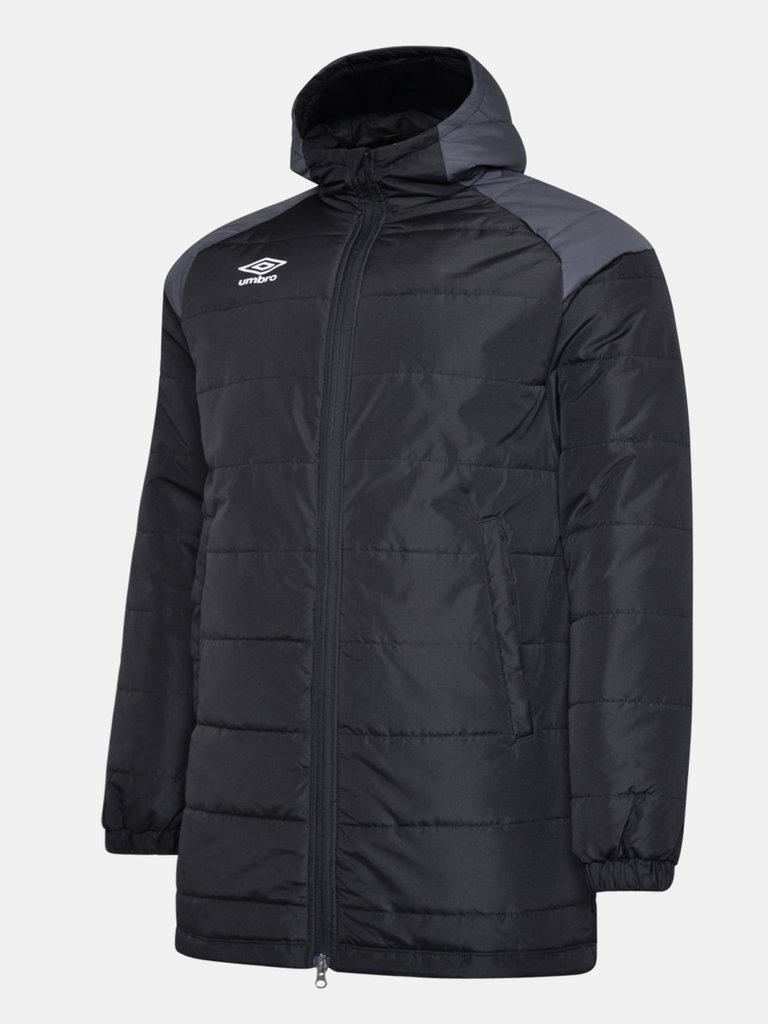 Childrens/Kids Padded Jacket - Black/Carbon - Black/Carbon