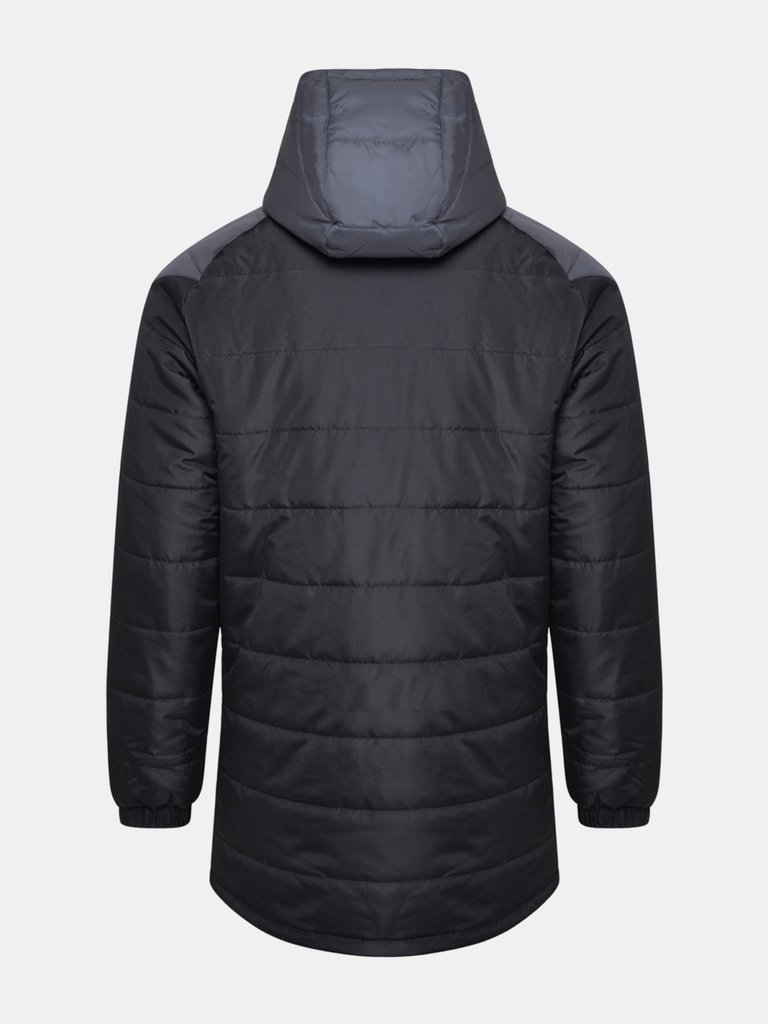 Childrens/Kids Padded Jacket - Black/Carbon