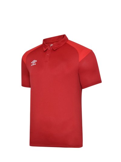 Umbro Childrens/Kids Polyester Polo Shirt - Chilli Red/Vermillion product