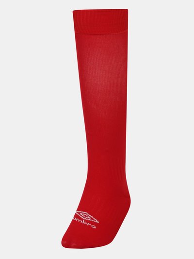 Umbro Childrens/Kids Primo Football Socks - Vermillion/White product