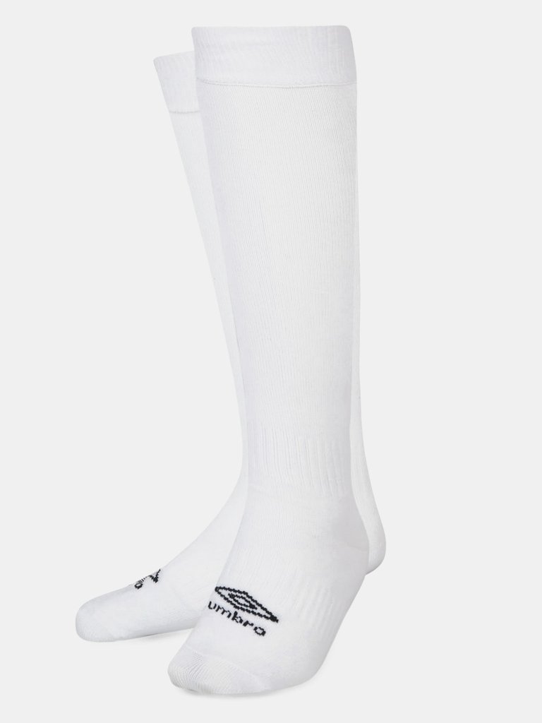 Childrens/Kids Primo Football Socks - White/Black