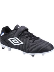 Childrens/Kids Speciali Liga Firm Leather Soccer Cleats Shoes