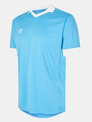 Childrens/Kids Tempest Short-Sleeved Jersey - Sky Blue/White - Sky Blue/White