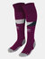 Derby County FC Mens 22/23 Third Socks - Maroon/Gray