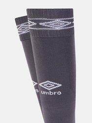 Diamond Football Socks - Carbon/White