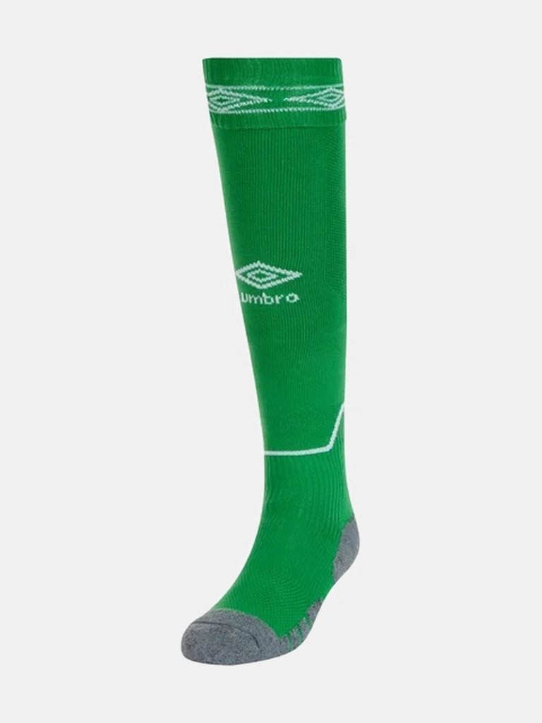 Diamond Football Socks - Emerald/White