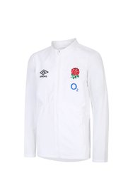 England Rugby Mens 22/23 Anthem Jacket - Brilliant White - Brilliant White