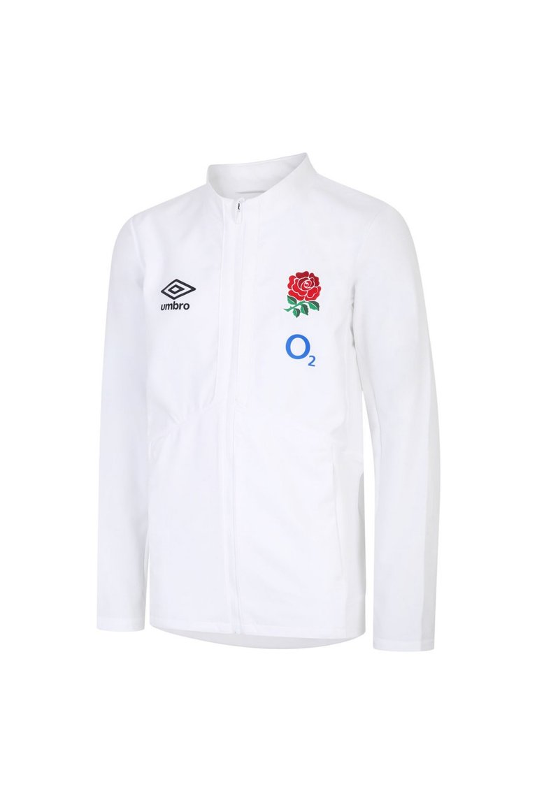 England Rugby Mens 22/23 Anthem Jacket - Brilliant White - Brilliant White