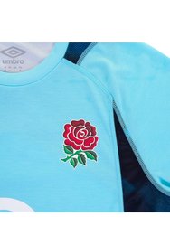 England Rugby Mens 22/23 Training Jersey - Bachelor Button/Ensign Blue/Black