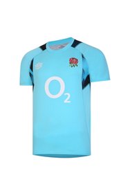 England Rugby Mens 22/23 Training Jersey - Bachelor Button/Ensign Blue/Black - Bachelor Button/Ensign Blue/Black