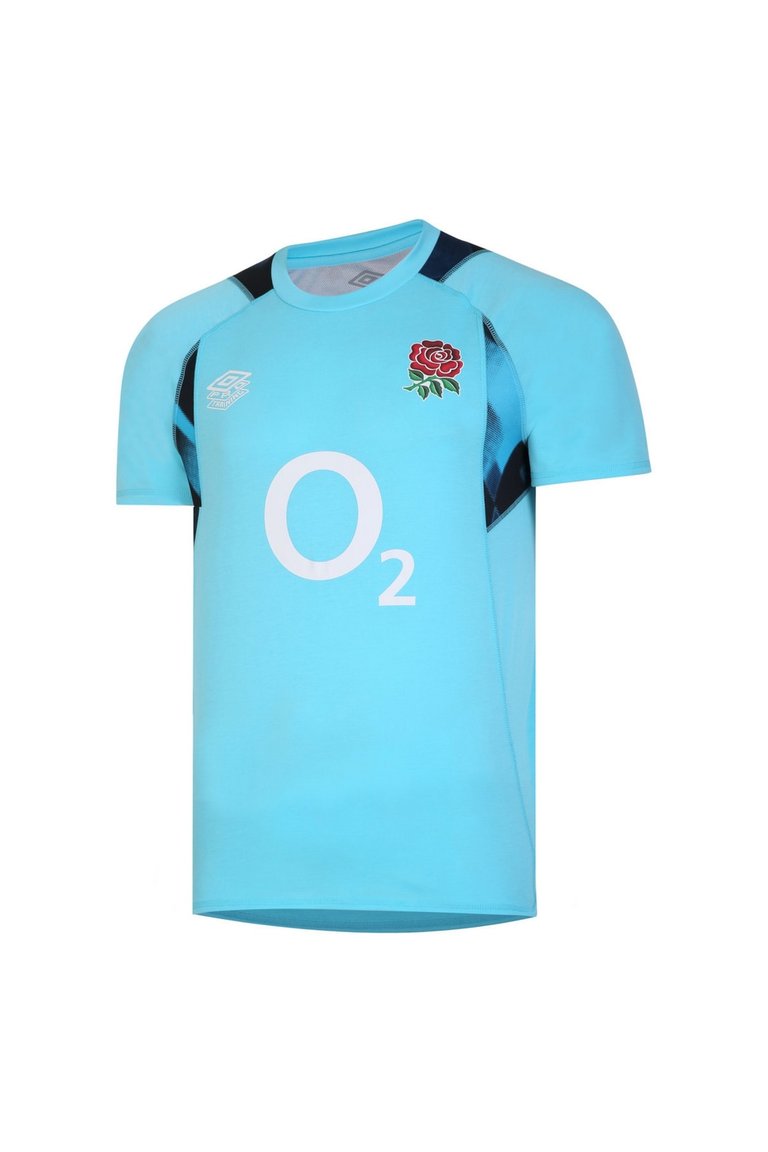 England Rugby Mens 22/23 Training Jersey - Bachelor Button/Ensign Blue/Black - Bachelor Button/Ensign Blue/Black