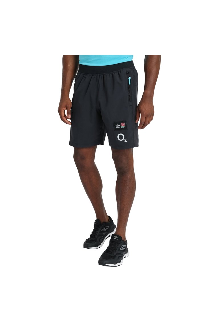 Umbro Men's Woven Stretch Short - Black