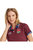 England Rugby Womens Classic Polo Shirt Dress - Merlot/White