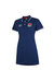 England Rugby Womens Classic Polo Shirt Dress - Merlot/White