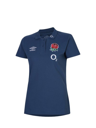 Umbro England Rugby Womens/Ladies 22/23 CVC Polo Shirt product