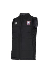 Ipswich Town FC Mens 22/23 Vest - Black/Carbon