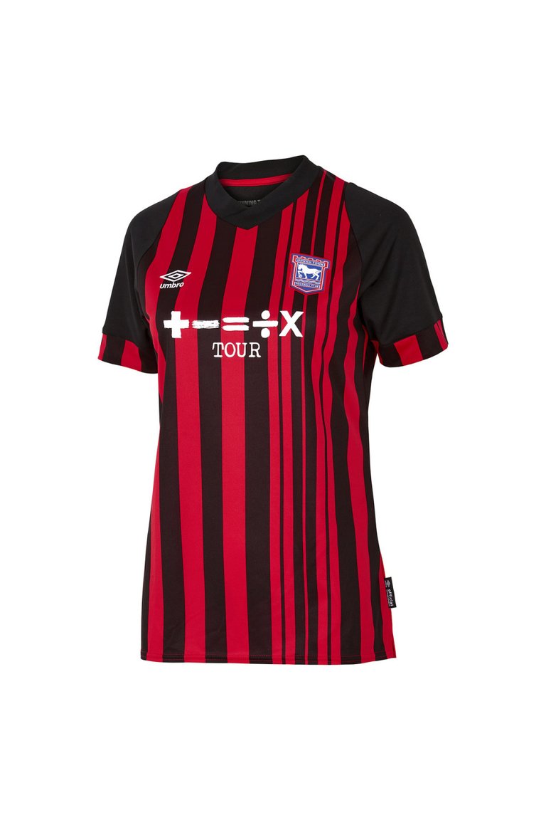 Ipswich Town FC Womens/Ladies 22/23 Away Jersey - Classic Red/Black/White