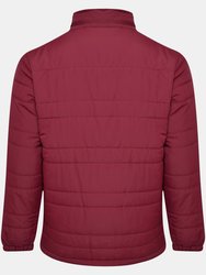 Mens Club Essential Bench Jacket - New Claret