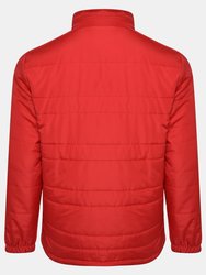 Mens Club Essential Bench Jacket - Vermillion