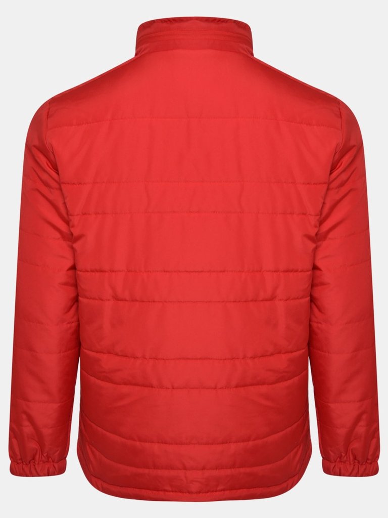 Mens Club Essential Bench Jacket - Vermillion