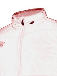 Mens Club Essential Bench Jacket - Vermillion