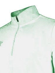 Mens Club Essential Half Zip Sweatshirt - Emerald