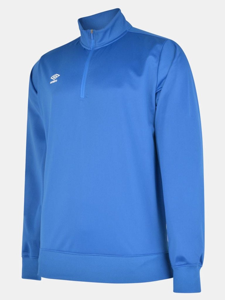 Mens Club Essential Half Zip Sweatshirt - Royal Blue - Royal Blue