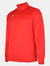 Mens Club Essential Half Zip Sweatshirt - Vermillion - Vermillion