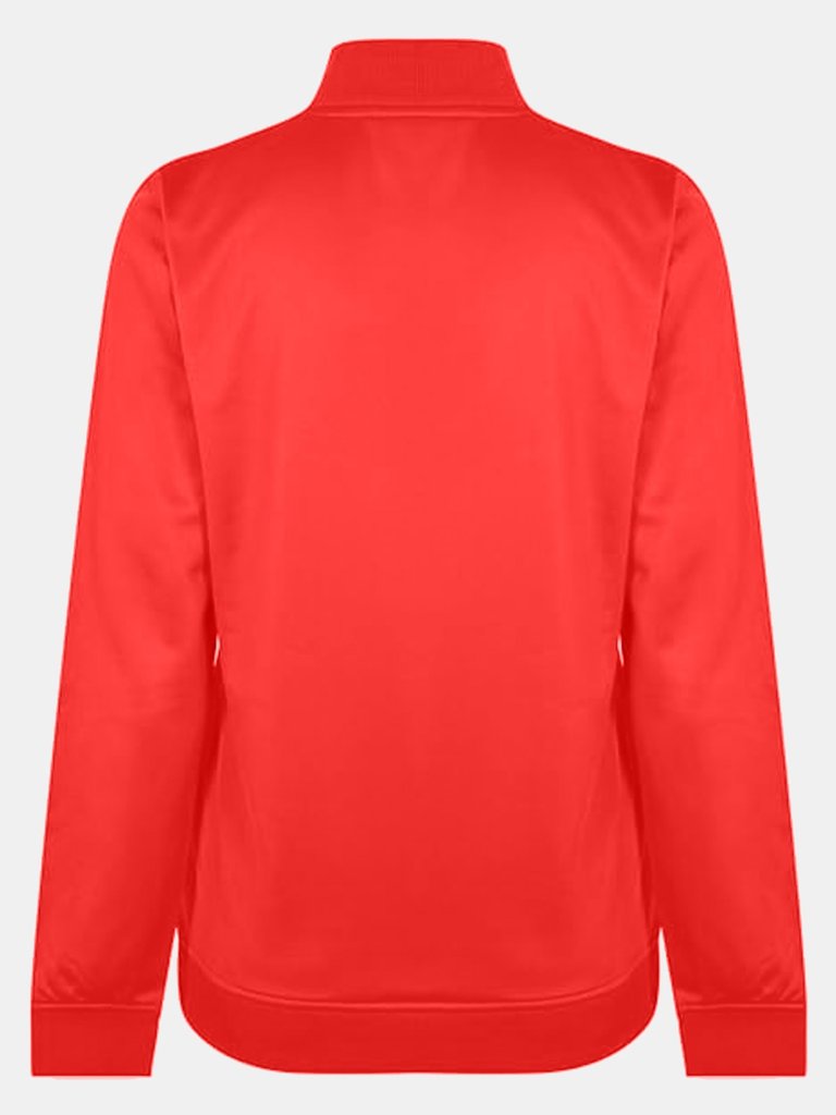 Mens Club Essential Half Zip Sweatshirt - Vermillion