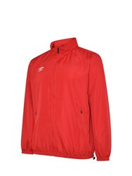 Mens Club Essential Light Waterproof Jacket - Vermillion - Vermillion