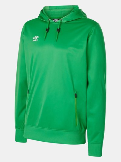 Umbro Mens Club Essential Polyester Hoodie - Emerald product