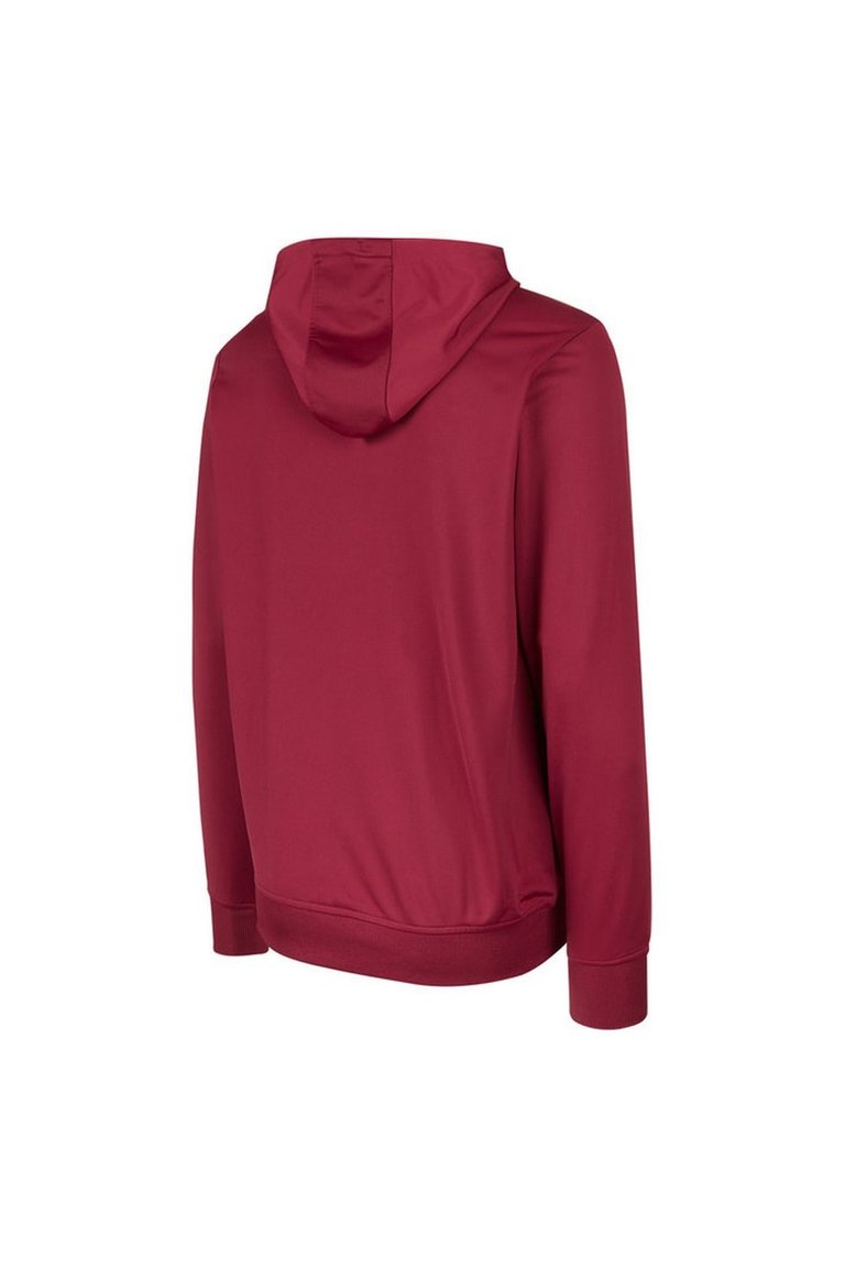 Mens Club Essential Polyester Hoodie - New Claret