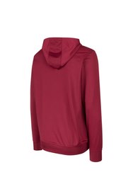 Mens Club Essential Polyester Hoodie - New Claret
