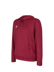 Mens Club Essential Polyester Hoodie - New Claret - New Claret