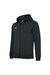 Mens Club Leisure Full Zip Hoodie - Black/White - Black/White