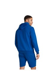 Mens Club Leisure Hoodie - Royal Blue/White