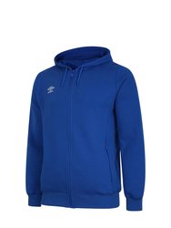 Mens Club Leisure Hoodie - Royal Blue/White