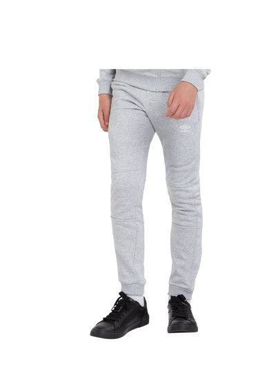 Umbro Mens Club Leisure Sweatpants - Grey Marl/White product